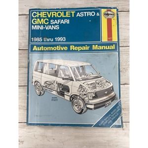 Haynes Chevrolet Astro Van GMC Safari Repair Manual, 1985-93 #24010 1477